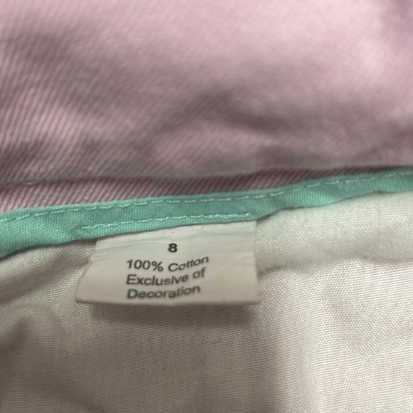 Lavender J Crew “critter” shorts with zebras - Picture 4 of 5